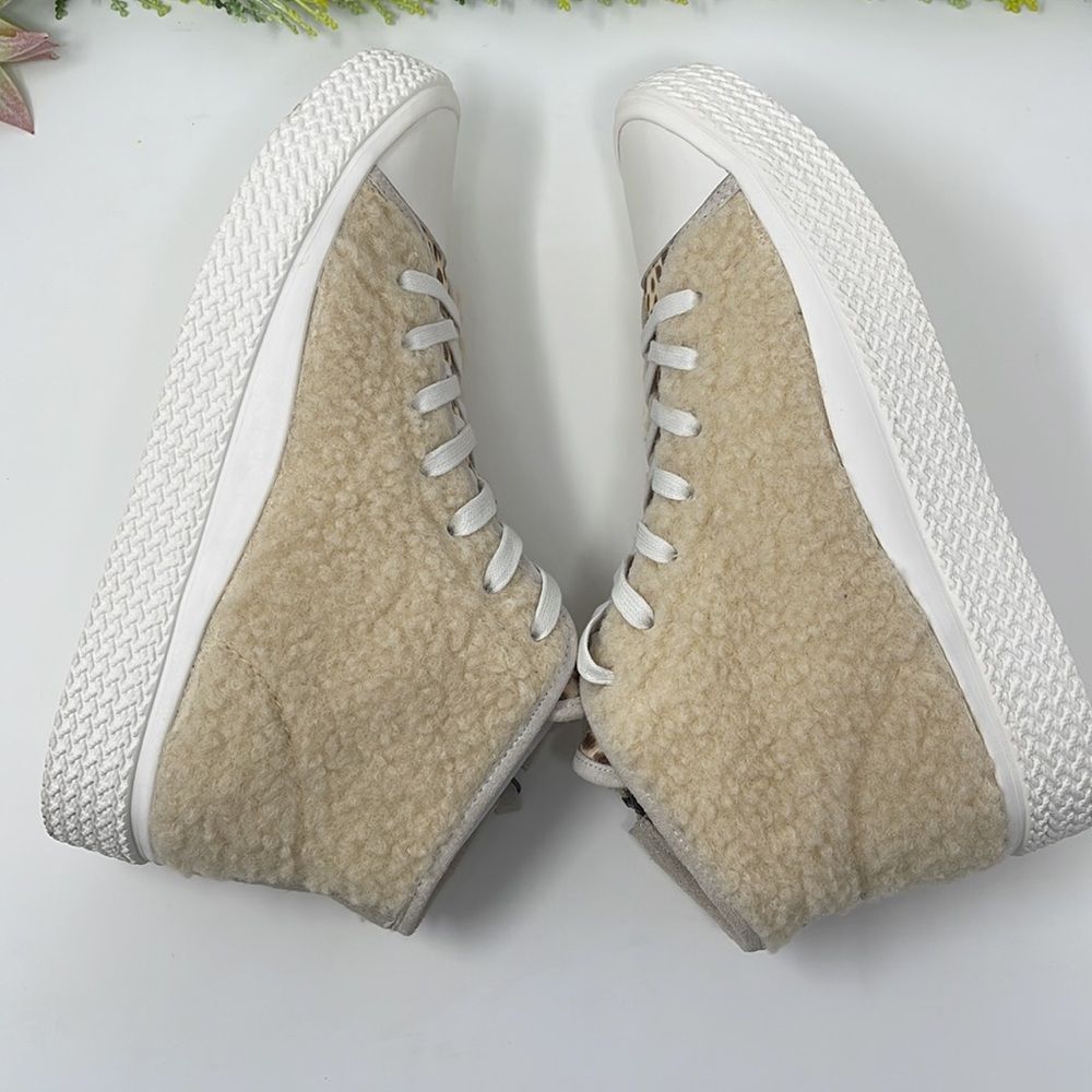 Dolce Vita Women's Veola Plush High Top Sneakers - Picture 8 of 15
